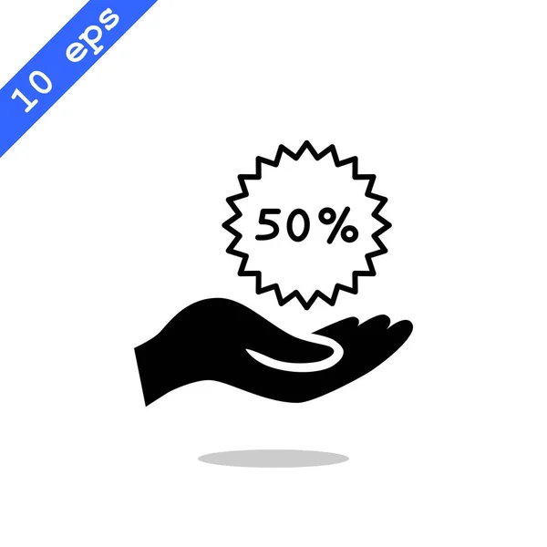 Venta icono web — Vector de stock