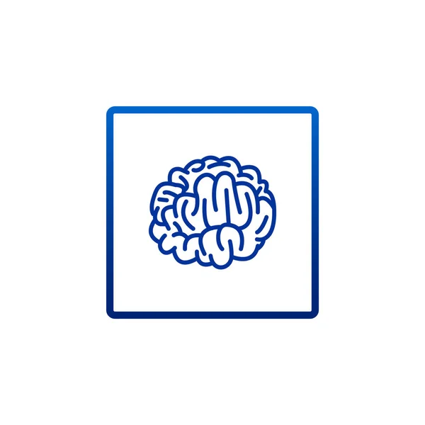 Икона человеческого мозга — стоковый вектор