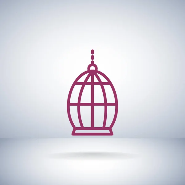 Bird cage icon — Stock Vector