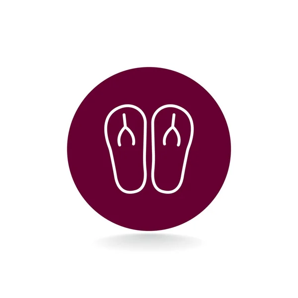 Flip-Flops-Symbol — Stockvektor