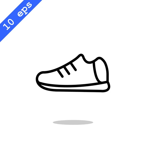 Runner shoe icon — Stock Vector