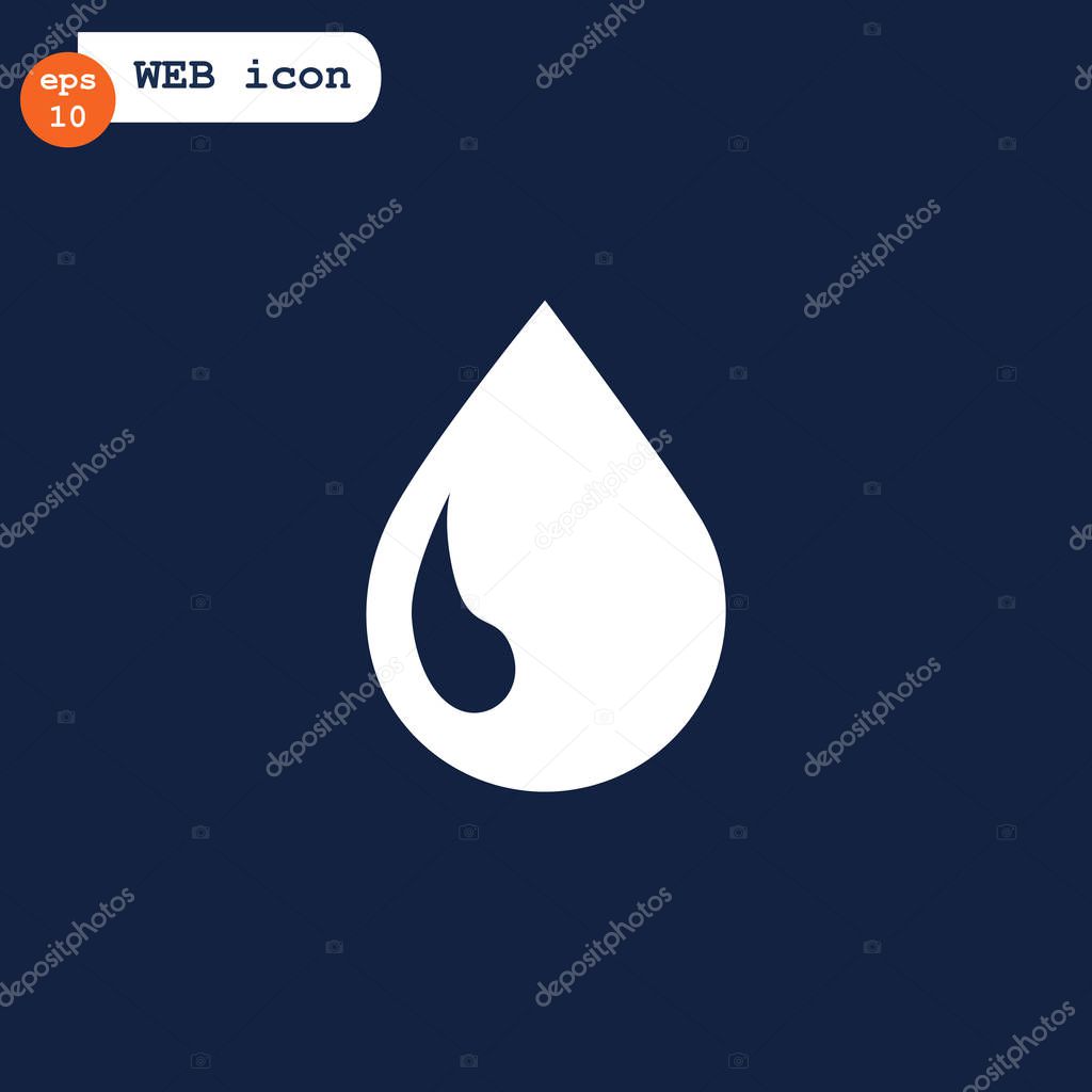 drop flat icon