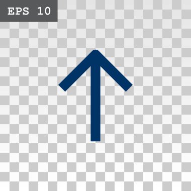 ok düz stil simgesi