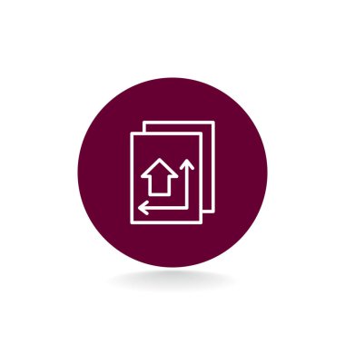 ev planı düz simgesi