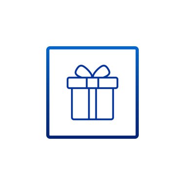 hediye simgesi düz simgesi