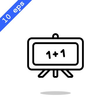 okul yazı tahtası simgesi