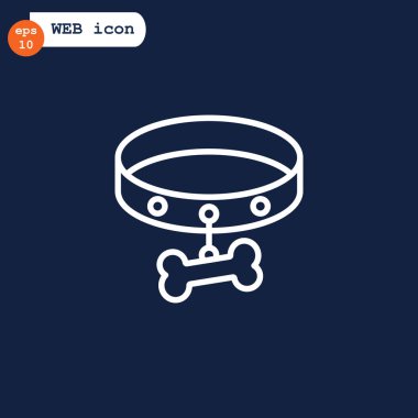 köpek kolye web simgesi