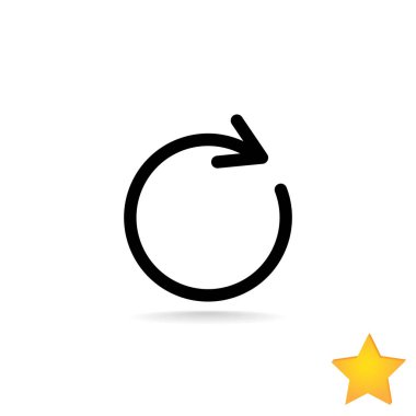 döndürme ok web simgesi