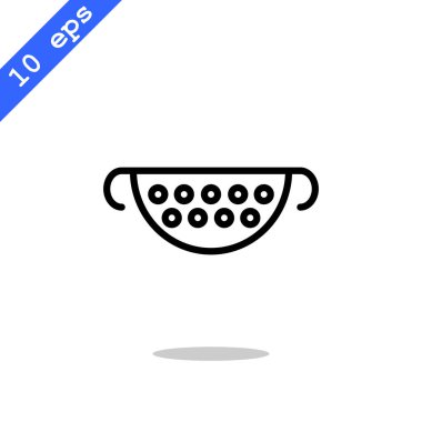 mutfak kevgir simgesi