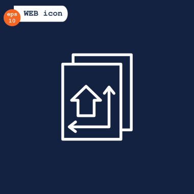 ev planı düz simgesi