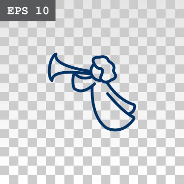 Melek düz stil ikonu