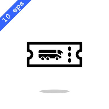 otobüs bileti simgesi