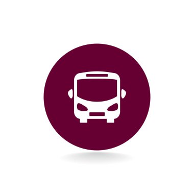 Otobüs Düz Simgesi