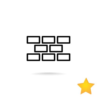 tuğla malzeme simgesi