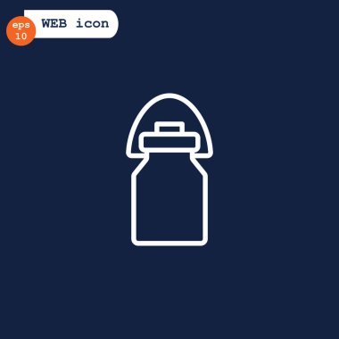 süt teneke kutu simgesi