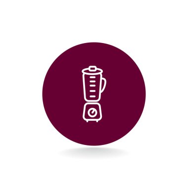 Blender düz stil ikonu