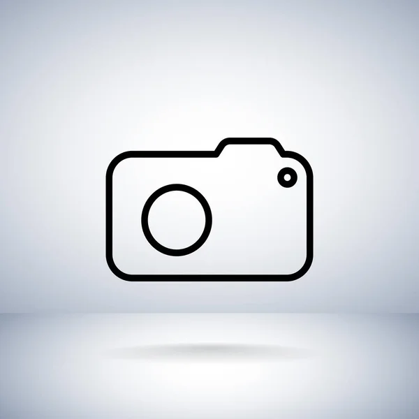 Fotoğraf makinesi simgesi — Stok Vektör