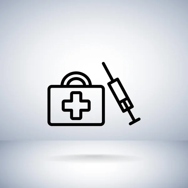 First medical aid icon — Stock Vector