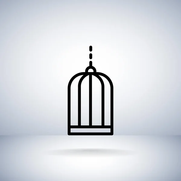 Bird cage icon — Stock Vector