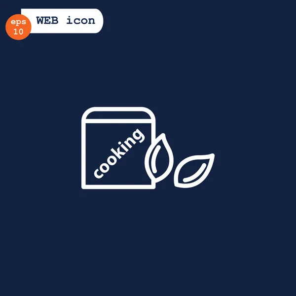 Cooking web icon — Stock Vector