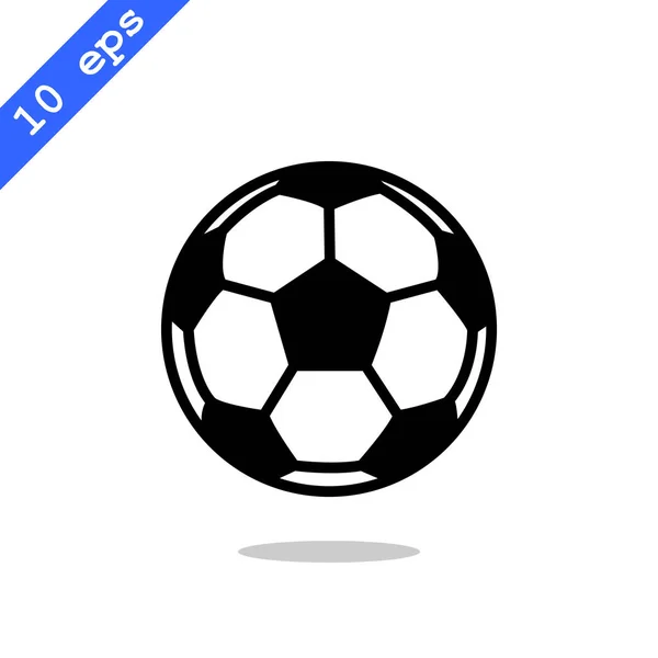 Fotboll boll ikon — Stock vektor