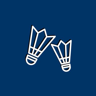 shuttlecocks basit simgesi