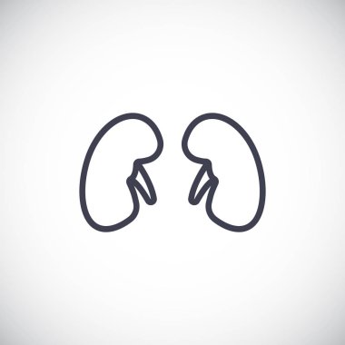 Tıp böbrekler simgesi