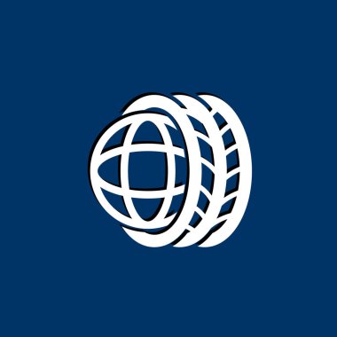 Soyut düz stil ikonu