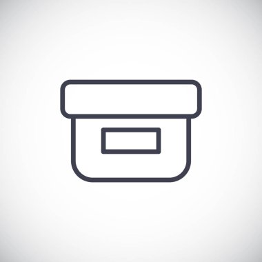 yiyecek kabı simgesi