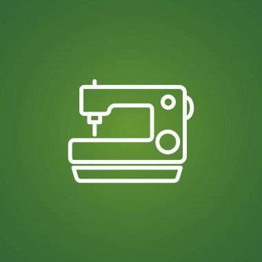 dikiş makinesi basit simgesi
