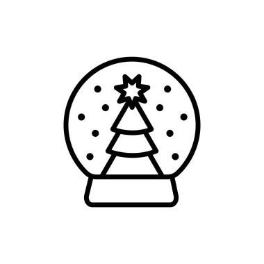 Noel top ağaç simgesiyle
