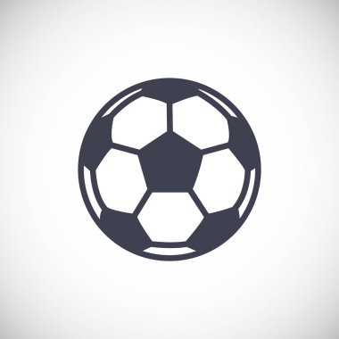 Futbol topu basit simgesi