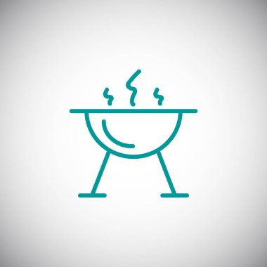 mangal barbekü simgesi