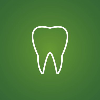 Diş basit simgesi