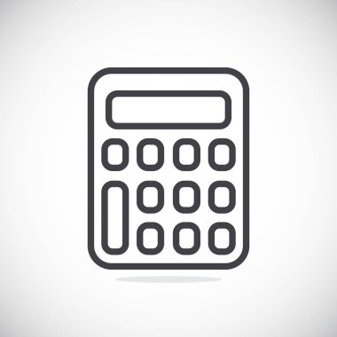 Basit hesap makinesi simge