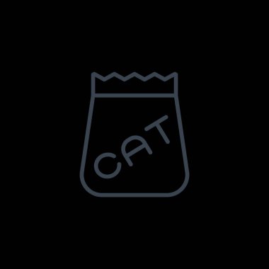 Kedi Gıda basit simgesi