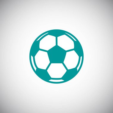 Futbol topu basit simgesi