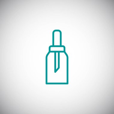 Damlalık simgesini ile plastik şişe