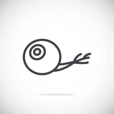 Anatomi göz simgesini