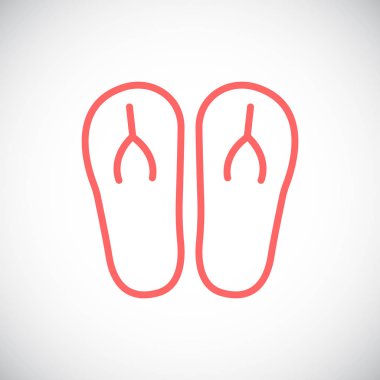 parmak arası terlik basit simgesi