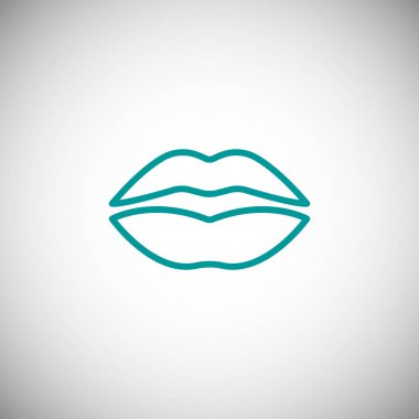 dudak kozmetik simgesi