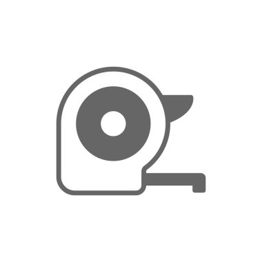 Ölçüm bandı basit simgesi