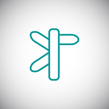 Gezinti basit simgesi