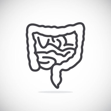 kalın bağırsak simgesi