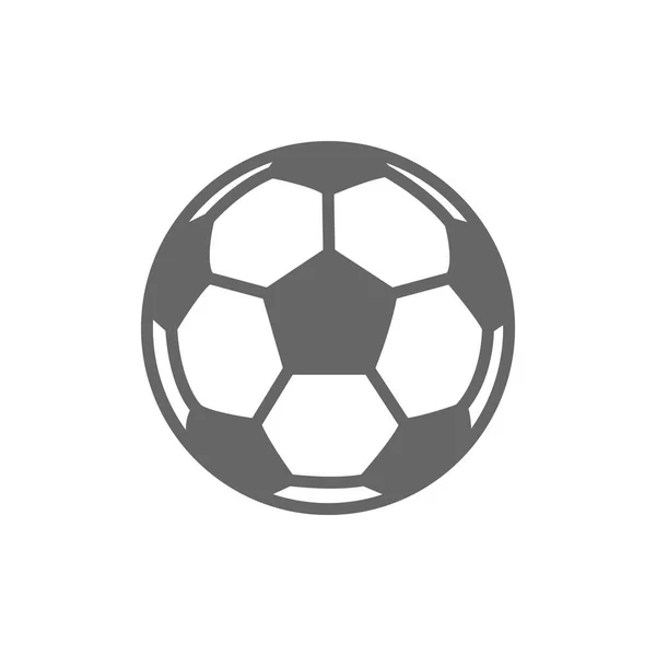 Fußball einfache Ikone — Stockvektor