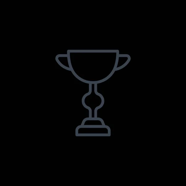 Ganador taza icono simple — Vector de stock