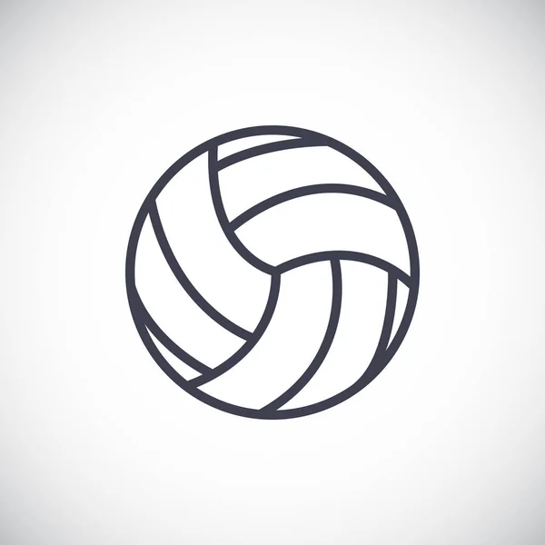 Проста ікона волейбол — стоковий вектор