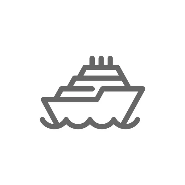 Cruise simple icon — Stock Vector