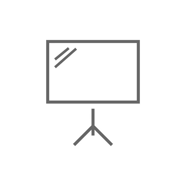 Presentation board simple icon — Stock Vector