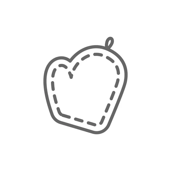 Guante de cocina icono simple — Vector de stock